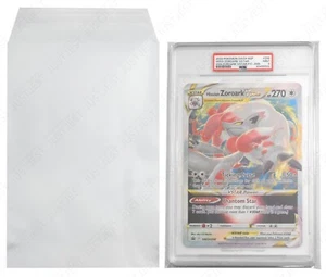 Protective Sleeves for PSA Graded Jumbo Pokemon Promo Cards - x10 Self Sealing - Picture 1 of 8