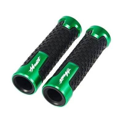 Empuñadura manillar moto Honda Hornet CB600F 7/8" 22Mm verde CNC aluminio Foto 1 de 2