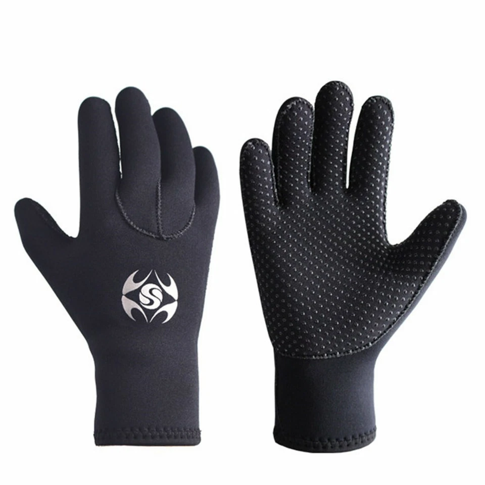 3MM Neoprene Wetsuit Gloves Scuba Diving Surfing Snorkeling Kayaking Cold-proof - Image 1 of 4