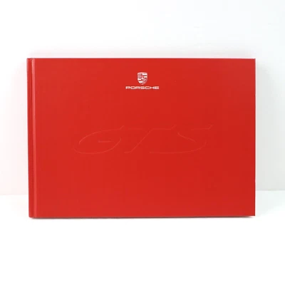 Folleto promocional de ventas de modelos Porsche GTS libro de tapa dura rojo Foto 1 de 4