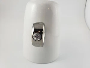 Anillo de compromiso Fred Floyd 2006 2 quilates cristal de Swarovski platino copa blanca - Imagen 1 de 8