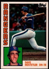 1984 Topps Tiffany #62 Dave Hostetler NM+++ Rangers