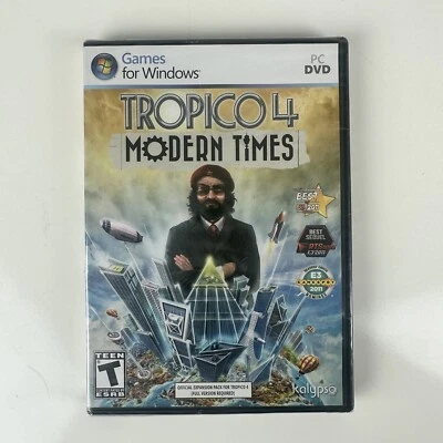 SEALED TROPICO 4 Modern Times Expansion Pack Boxed Game PC DVD-ROM 2012 windows - Image 1 of 2