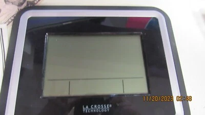 BBB84022 La Crosse Technology Atomic Digital Wall Clock with IN Temp & Humidity - Image 1 of 4