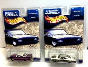 Hot Wheels Cruisin' America Lowriders '59 & '65 Impala weiß lila gold - Bild 1 von 10