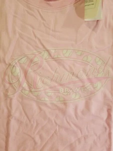 Vintage Richmond Braves T Shirt Womens Medium Salesman Sample 2005! Rare - Picture 1 of 11