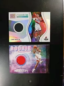 2018-19 Panini Status Gary Trent Jr RC Essentials Jersey And Og Anunoby Patch... - Picture 1 of 5
