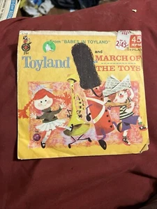 HANKY PANK PLAYERS Toyland / March Of The Toys 45 Cricket Records C-143 - Picture 1 of 4