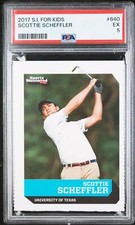 PSA 5 EX Scottie Scheffler 2017 S.I. For Kids #640 Rookie Card