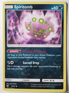 Spiritomb 47/73 casi nuevo - Carta Pokémon Leyendas Brillantes - Arte Kouki Saitou - Imagen 1 de 3