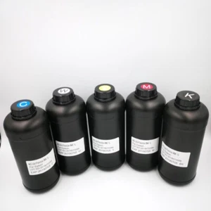 5*250ML LED UV Ink For Epson 1390 R1800 R1900 4800 4880 7880 9880 Printer - Afbeelding 1 van 5