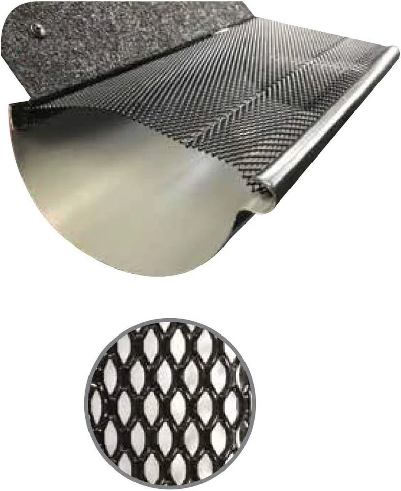100ft Ultra Flo Kwik Fit Leaf Guard Micromesh 6' Half Round Gutter Screen - Image 1 of 4