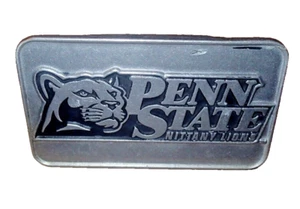 VINTAGE PENN STATE NITTANY LIONS METAL TRAILER HITCH COVER ~ HITCH HIKER *GUC - Picture 1 of 3