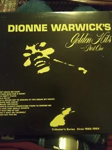 Dionne Warwick's Golden Hits - Part One -Collectors Series Circa 1962- Vinyl lp - Picture 1 of 5