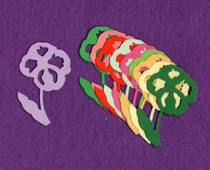 Stiefmütterchen Stanzformen Sammelalbum Karten - Bild 1 von 1