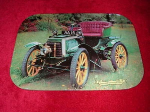 1903 Panhard Levassor Metal Hot Pad Trivet~MCM Antique Vintage Automobile Car - Picture 1 of 2