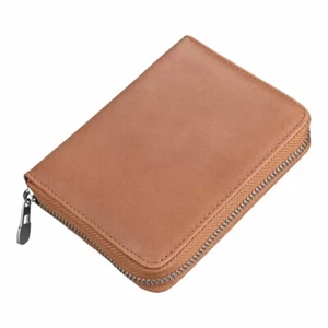 Herren RFID Block Leder Sicher Kreditkartenetui Große Kapazität Geldbörse - Bild 1 von 6