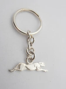 Pantera Nera - Leopardo - Ghepardo : Portachiavi in Argento 925 con Felino - Picture 1 of 7