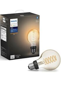 Philips Hue LED White Filament Globe G25 Smart Vintage LED Smart Light Bulb