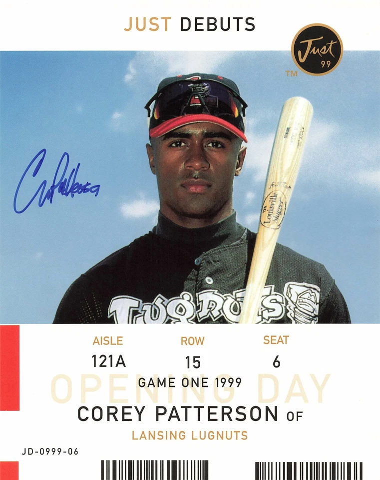 Autógrafo Corey Patterson Lugnuts 8x10 *464 Foto 1 de 1