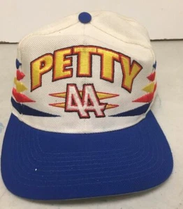 Vtg Kyle Petty 44 Embroidered Hot Wheels Racing Mattel Flat Bill Hat c3 - Picture 1 of 6