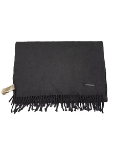 Burberry Pure Cashmere Large 2m Black Scarf 200x36 cm - Picture 1 of 3