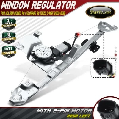 Window Regulator w/ Motor Rear Left for Holden Rodeo RA Colorado RC Isuzu D-Max - image 1 of 4