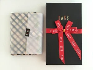 DAKS LONDON mehrfarbig neu kariert Leder Organizer Planer Souvenir Geschenk Geschenkbox - Bild 1 von 8