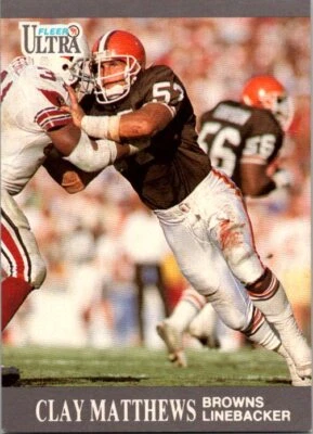 1991 Ultra #31 Clay Matthews NearMint/Mint - Image 1 of 2