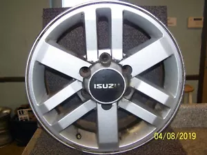 2002 03 04 ISUZU AXIOM 17X7 RAISED CENTER CAP MACHINED FINISH ALLOY WHEEL RIM - Picture 1 of 5
