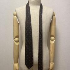 FRANCO BASSI Mens Tie Necktie Brown stripe Silk Luxury Napoli Made in Italy 