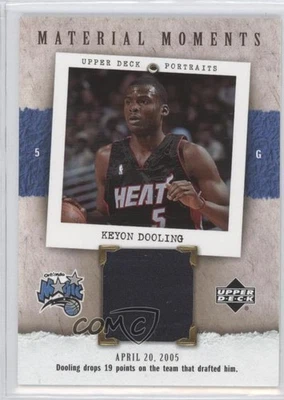 2005-06 Upper Deck Portraits Material Moments Keyon Dooling #MM-KD - Image 1 of 2