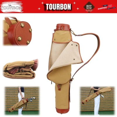 Bolsa de palos de golf TOURBON para llevar rango dominical paquete de viaje cubierta de lluvia estilo lápiz Foto 1 de 4