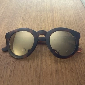 Crap Eyewear The T.V. Eye by Crap Brown Tortoise Lenses Sunglasses Frames Mirror - Picture 1 of 6