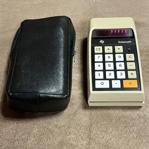 Vintage Texas Instruments TI-2500B Electronic Calculator With Case Tested - Picture 1 of 6