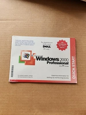 Dell Microsoft Windows 2000 Professional Reinstallation CD W2K+SP3 New - Image 1 of 3