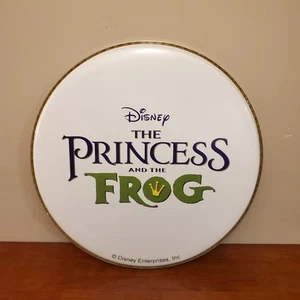 Disney Parks Sign The Princess And The Frog Drum Resonant Head VERY RARE Unique - Picture 1 of 9
