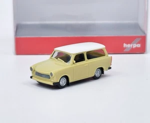 Trabant 601 Universal Beige/White Roof Herpa 1:87 - Picture 1 of 9