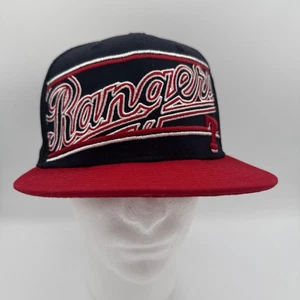 Cappello snapback New Era 9fifty Texas Rangers ricamato merce originale taglia unica - Foto 1 di 6