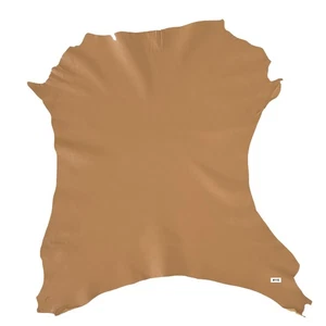 Ziegennappa Siennabraun Nappaleder ganze Lederhaut Bastelleder Lederreste - Bild 1 von 18