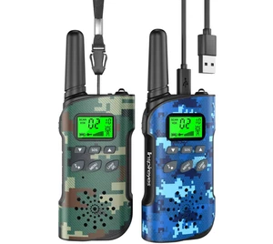 Walkie Talkies Recargables 2 Vías Niños Largo Alcance Juguete Regalo Exterior​ - Imagen 1 de 8