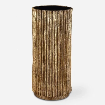 Uttermost 24407 Echo 22.5 X 10.13 inch Antique Gold and Black Drink Table - Image 1 of 4