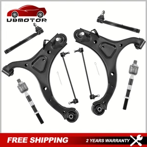 Set (8) Front Lower Control Arms For 2007-12 Hyundai Santa Fe 11-13 Kia Sorento - Picture 1 of 12
