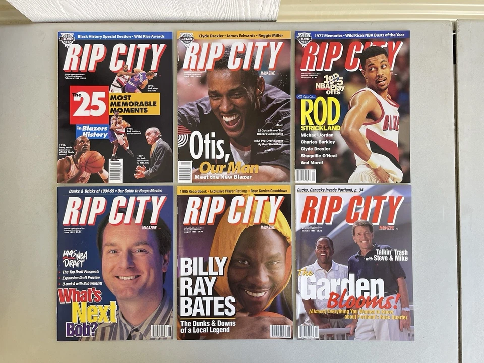 Lote De 6 Revistas RIP CITY BLAZERS TRAIL Febrero, Abril, Mayo, Junio, Agosto, Octubre 1995 Foto 1 de 2