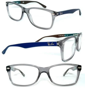 GAFAS RAY BAN GRIS AZUL TRANSPARENTE RB 5228 55 5111 5288 CASQUILLO 5428 ESTUCHE 5184 - Imagen 1 de 5