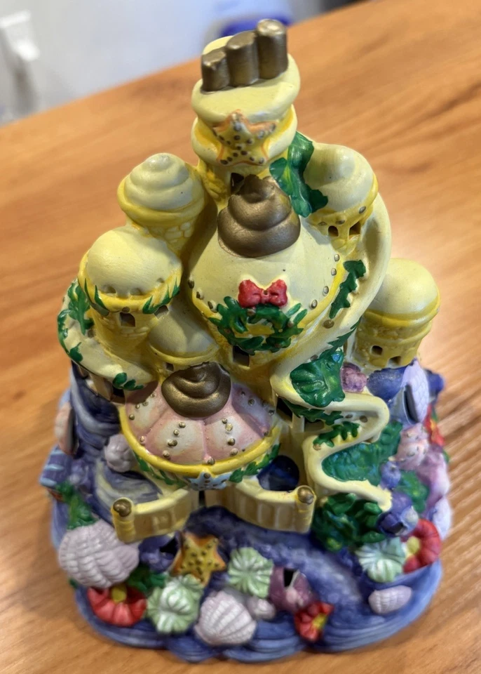 Disney Sirenita Bajo el Mar Navidad Iluminar Castillo Decoración Vacacional Foto 1 de 4