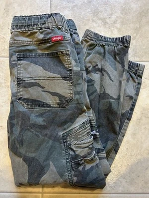 Брюки для бега Wrangler Boy камуфляжные грузовые размер 10 обычные эластичные шнурки - Изображение 1 из 4