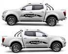 Nissan Navara Side Graphics Rear Decals Both Sides Stickers