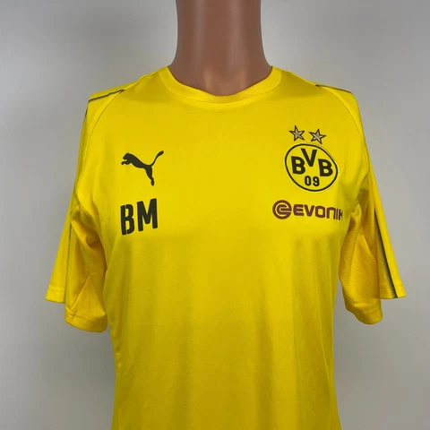 Puma Borussia Dortmund Training Shirt 2018 2019 Budesliga Football Soccer M Cover