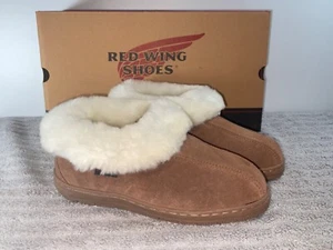 PANTOFOLA DONNA GIULIETTA SCAMOSCIATA FODERATA IN PILE ALA ROSSA - CASTAGNO - 97522 - Foto 1 di 7